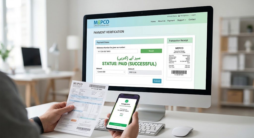 How to Check MEPCO Bill Paid or Not