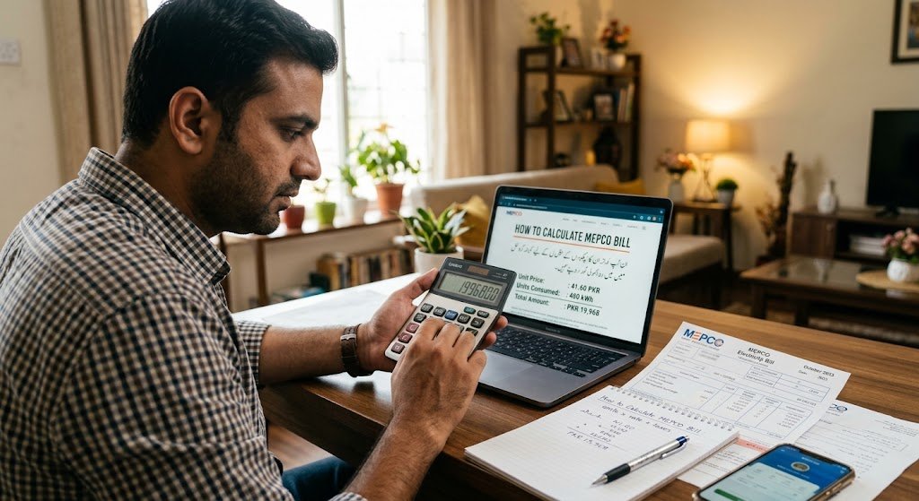 how to calculate MEPCO bill