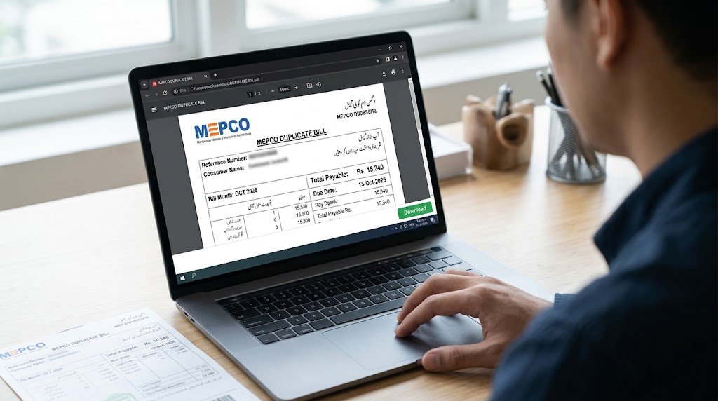 How to Get MEPCO Bill Online